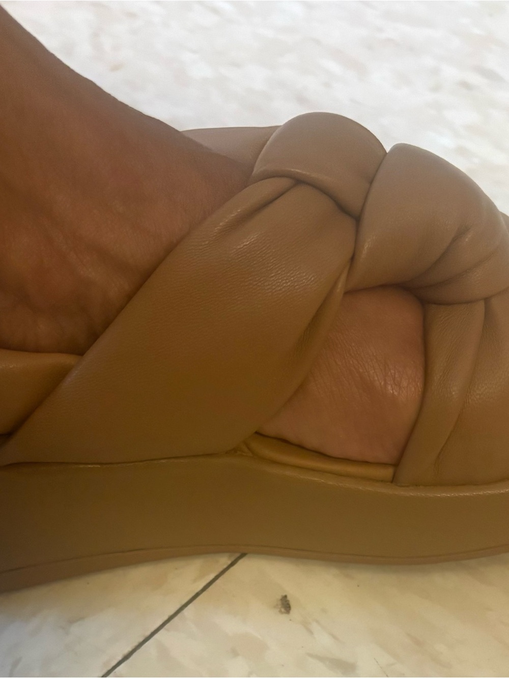 FitFlop Beige Knotted Slingback Sandals F Mode - Picture 12 of 14